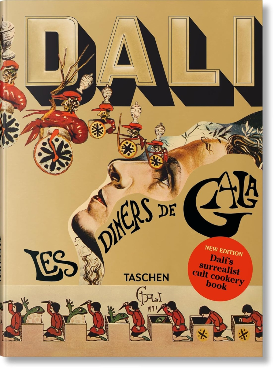 Dalí. Les dîners de Gala - Salvador Dalí i gruppen Matlagning / Kokböcker / Matlitteratur / Mathistoria & Kultur hos The Kitchen Lab (2304-36055)